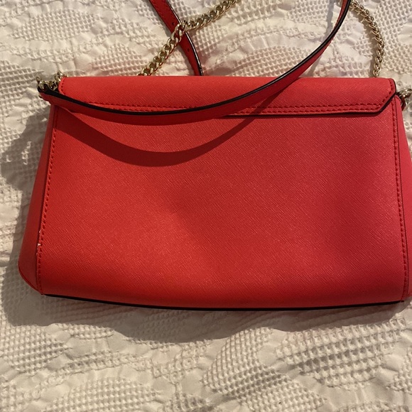 Kate spade crossbody purse in coral red color - Picture 5 of 5